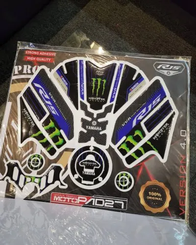 Premium Full Tank Pad Set Sticker For R15 M & V4_img_0