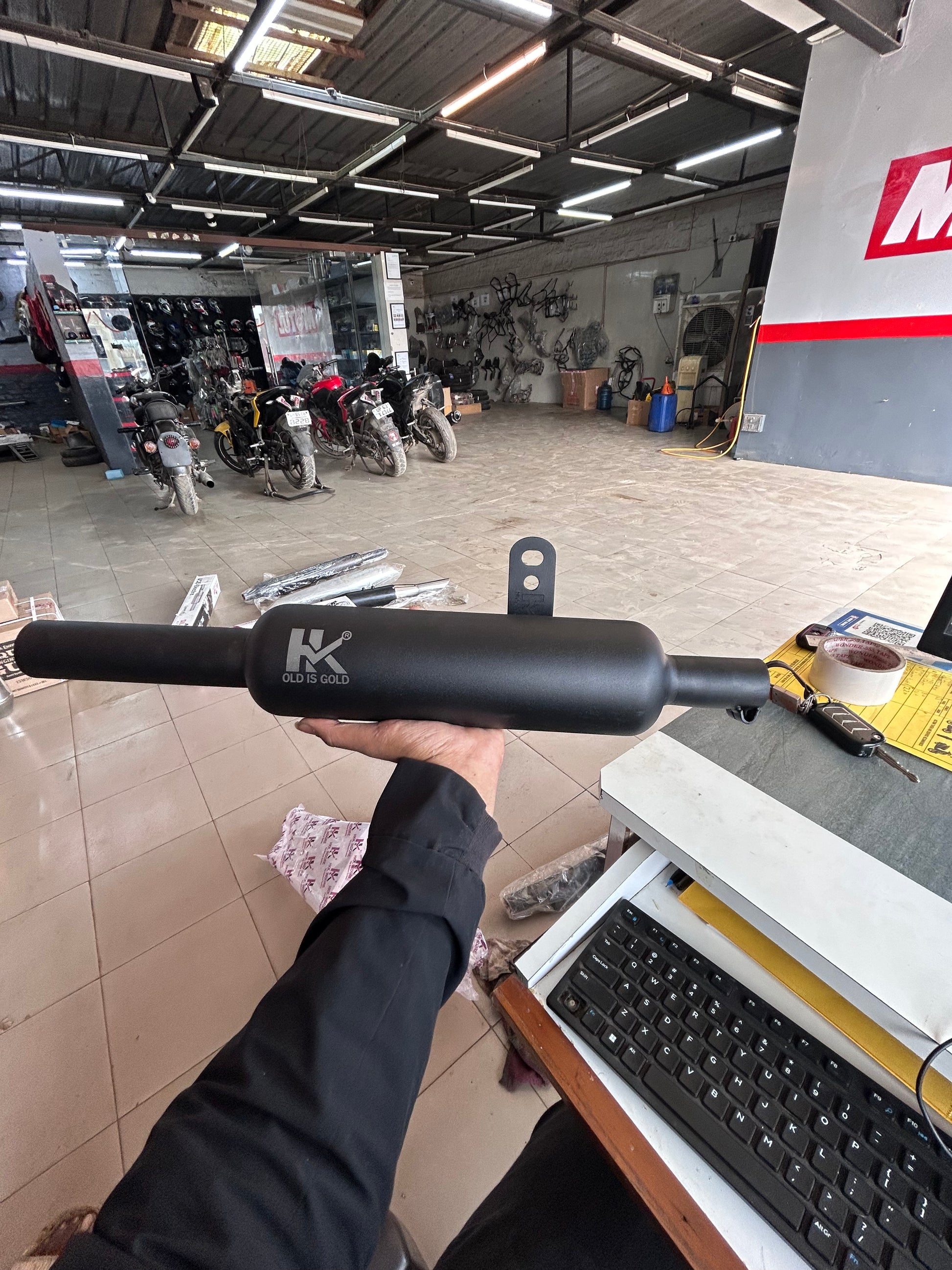 Premium HK Indore Exhust System For Royal Enfield All Model_img_0