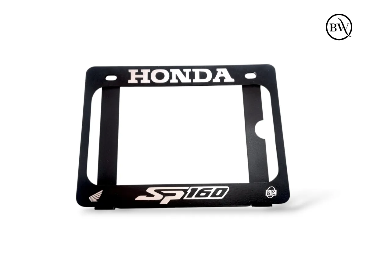 Premium Rear Name Plate Frame For Honda SP-160