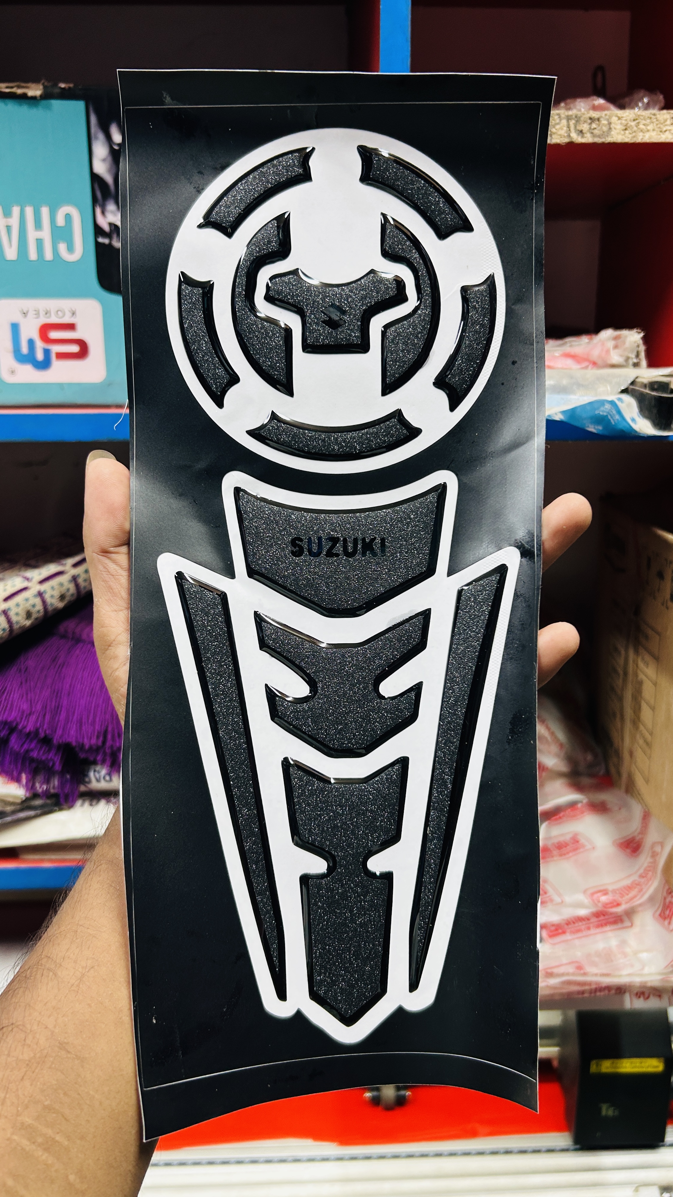 Premium Tanky Pad Sticker For Gixxer All Model
