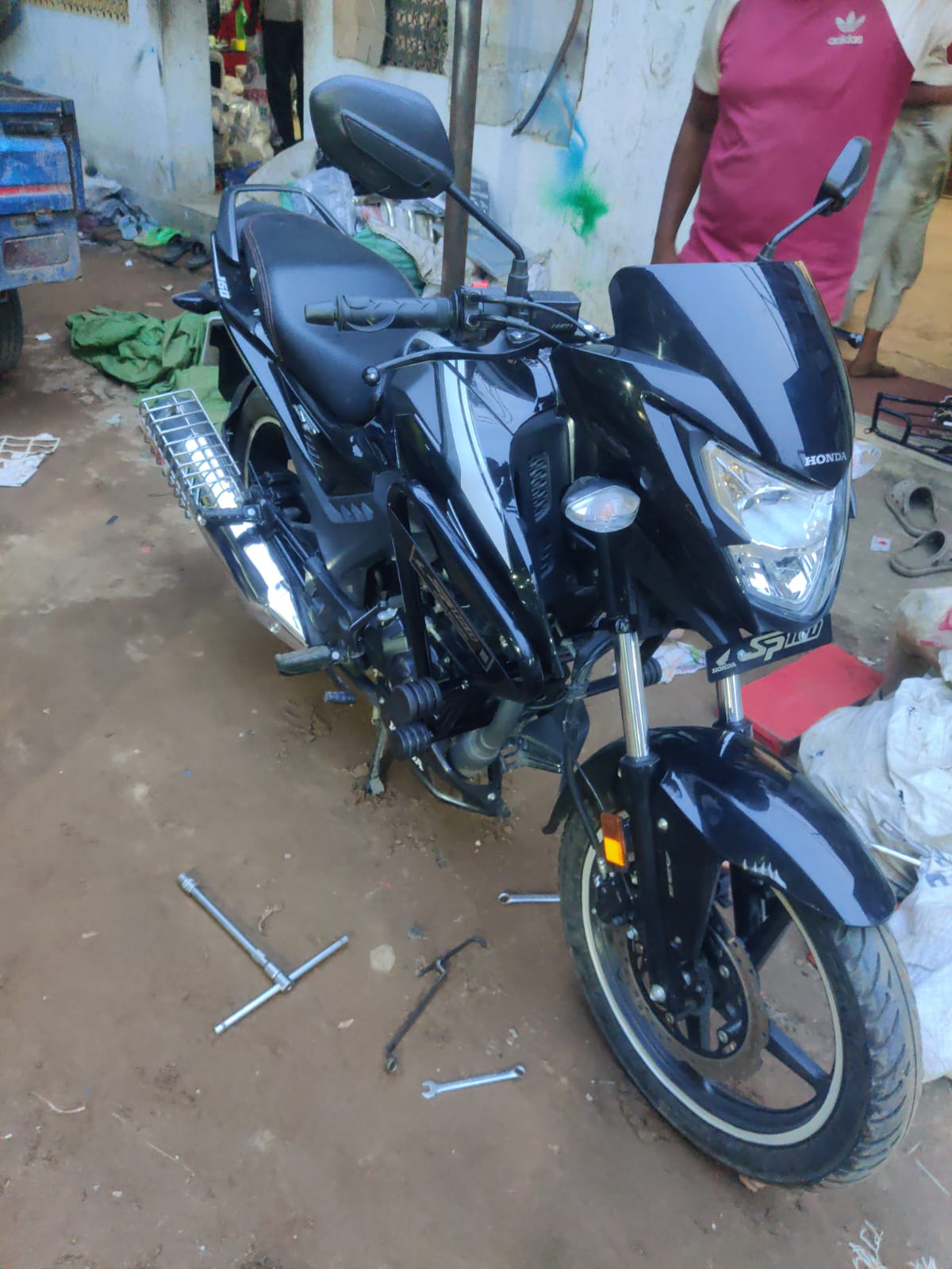 Premium Heavy Stylish Bumper For Honda SP-160_img_21
