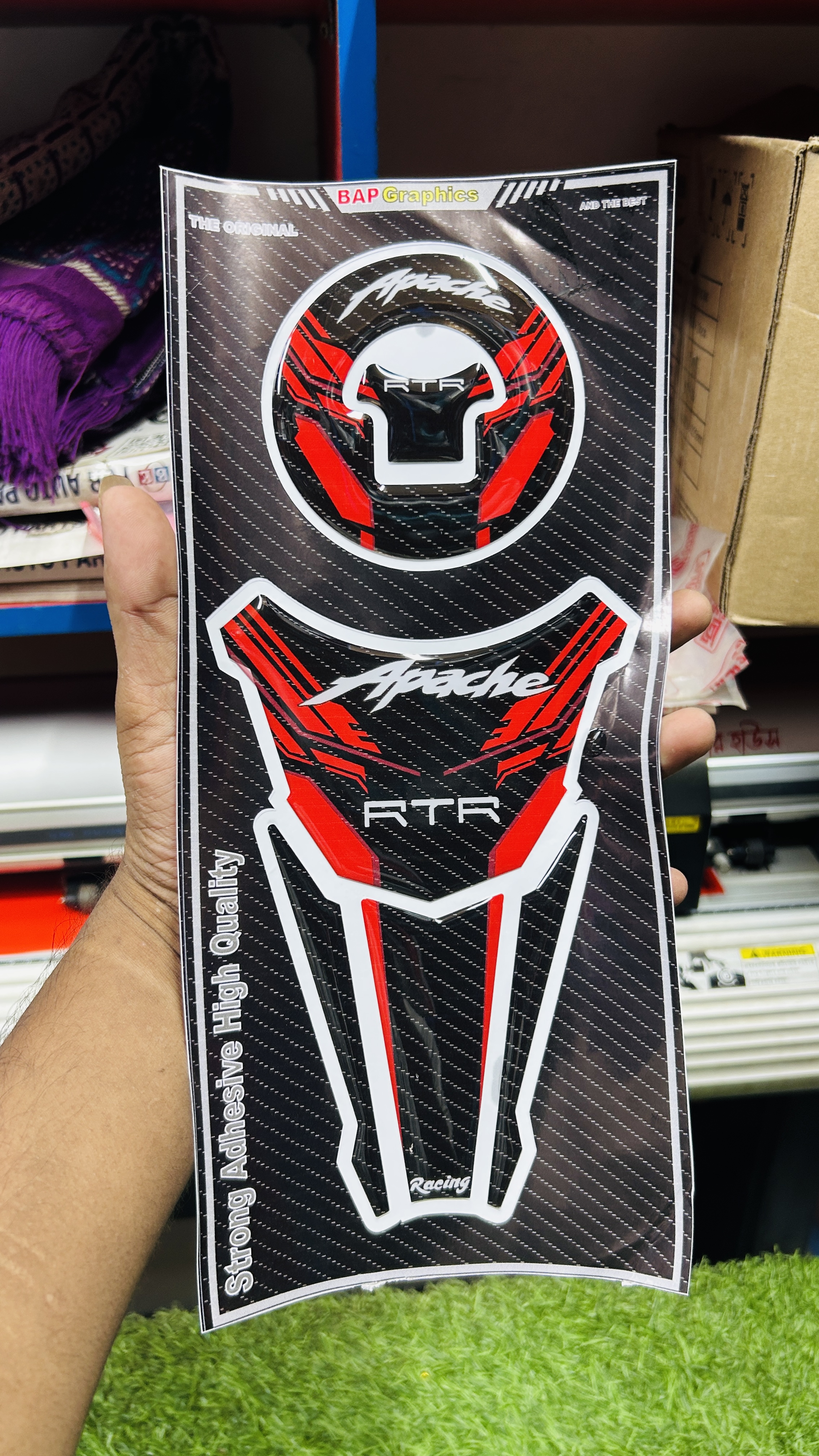 Premium Tank Pad Sticker For Apache RTR 160