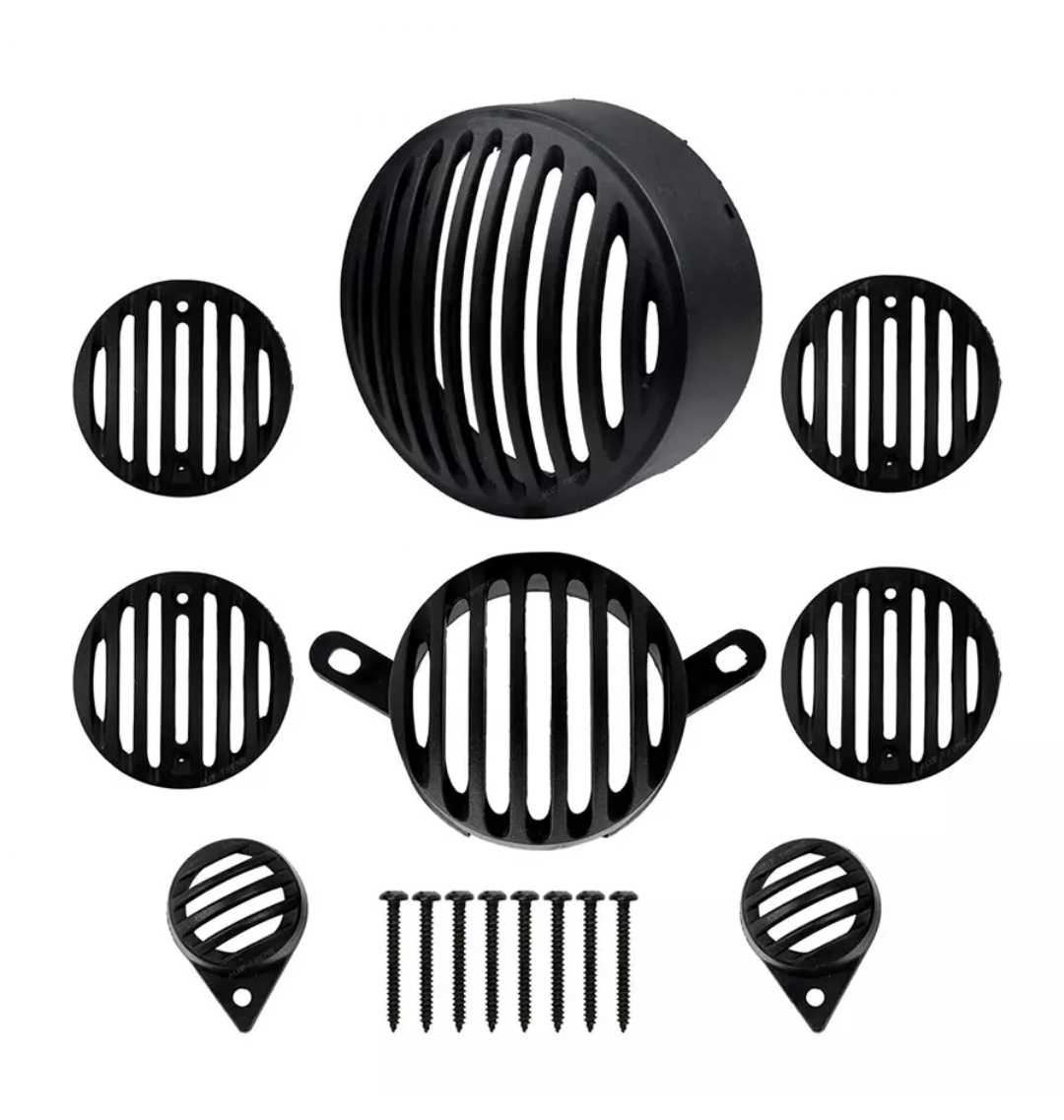 Safety Grill Set (Parking,Back Light,Signal Light,Headlight) For Hunter 350