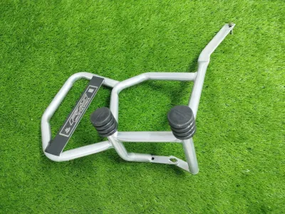 Premium Heavy Silver Stylish Bumper For Fzs All Model_img_2