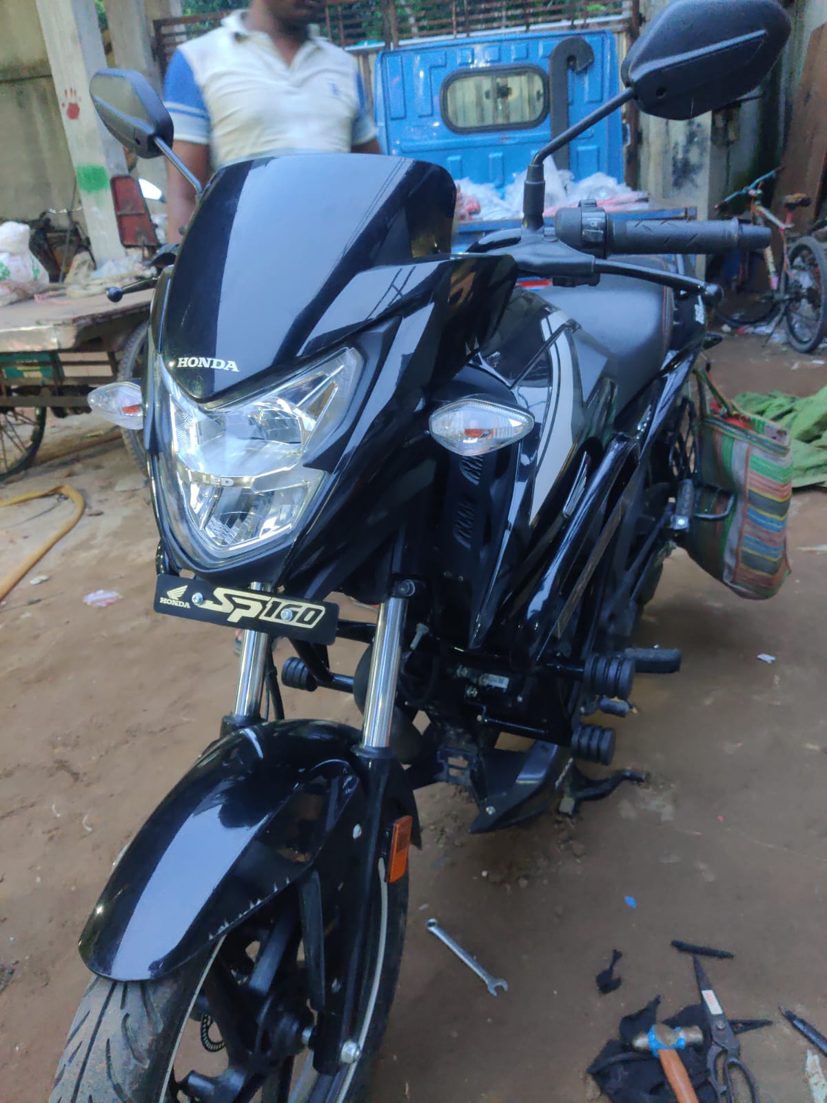 Premium Heavy Stylish Bumper For Honda SP-160_img_20