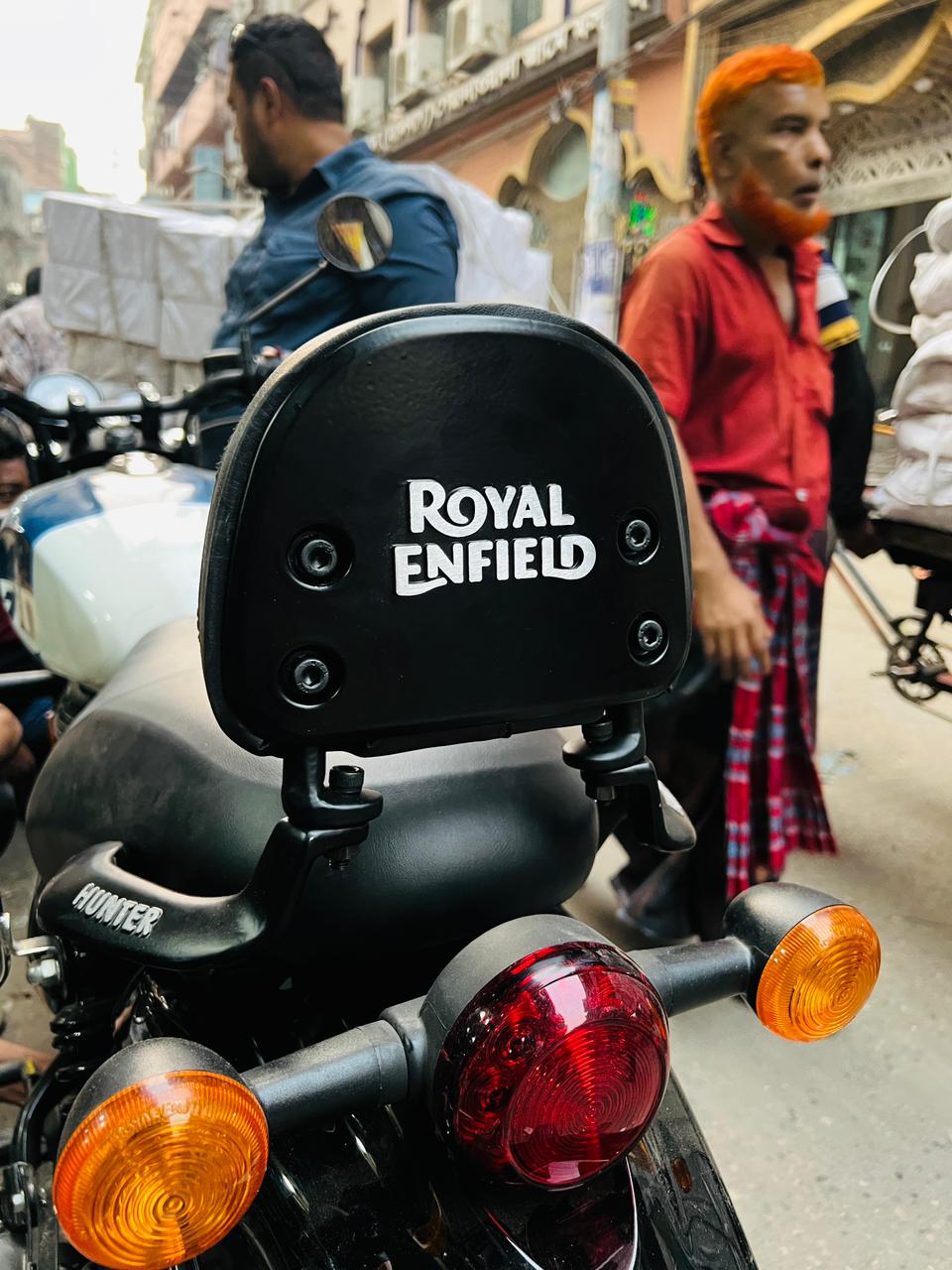 Premium Back Rest For Royal Enfield Hunter 350