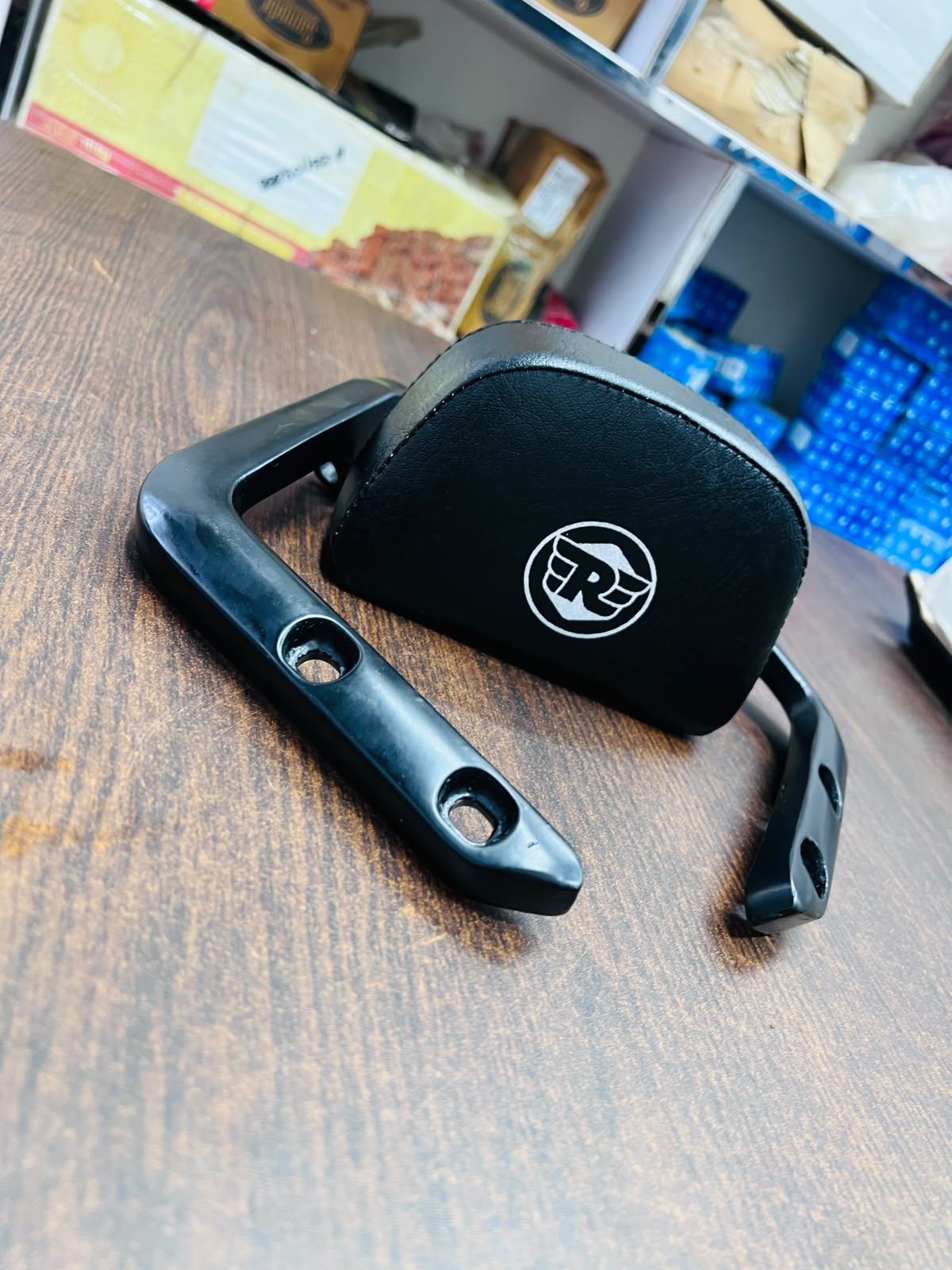 Premium Mini Back Rest For Royal Enfield Classic 350_img_0