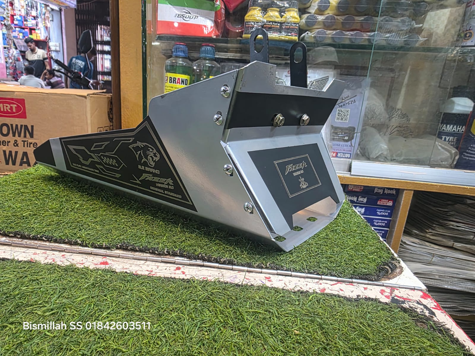 Premium Black Engin Gourde For Yamaha Fazer V2_img_2