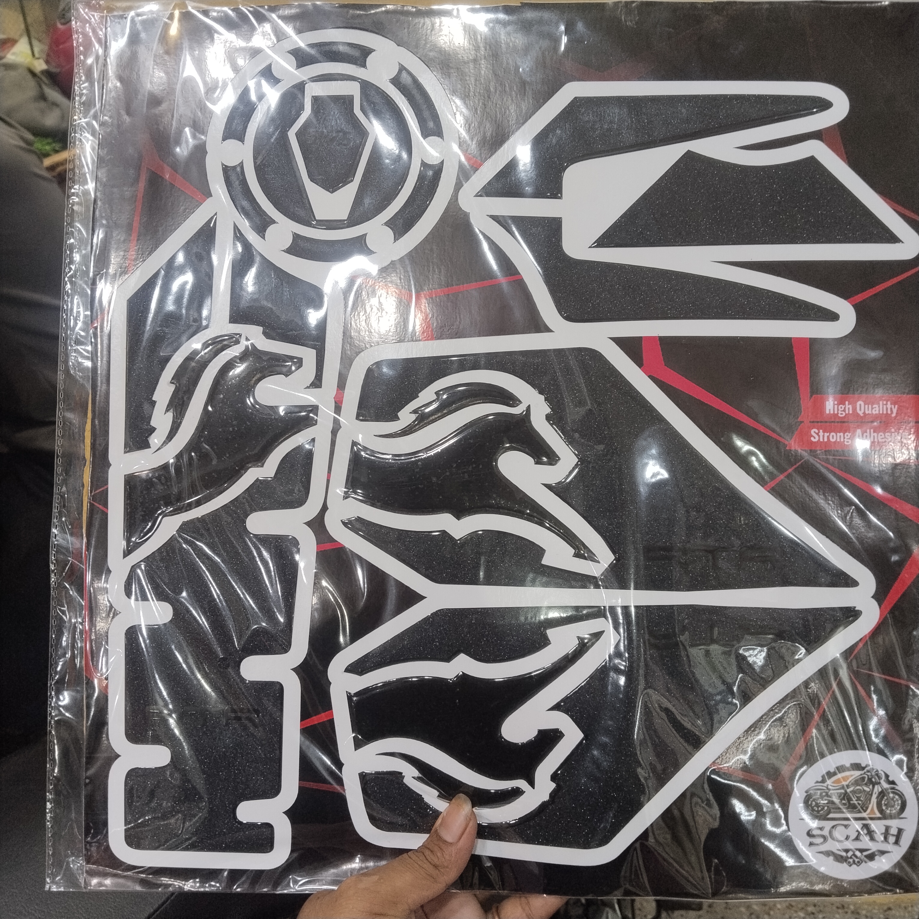 Premium Full Tank Pad Sticker For Apache RTR 4V