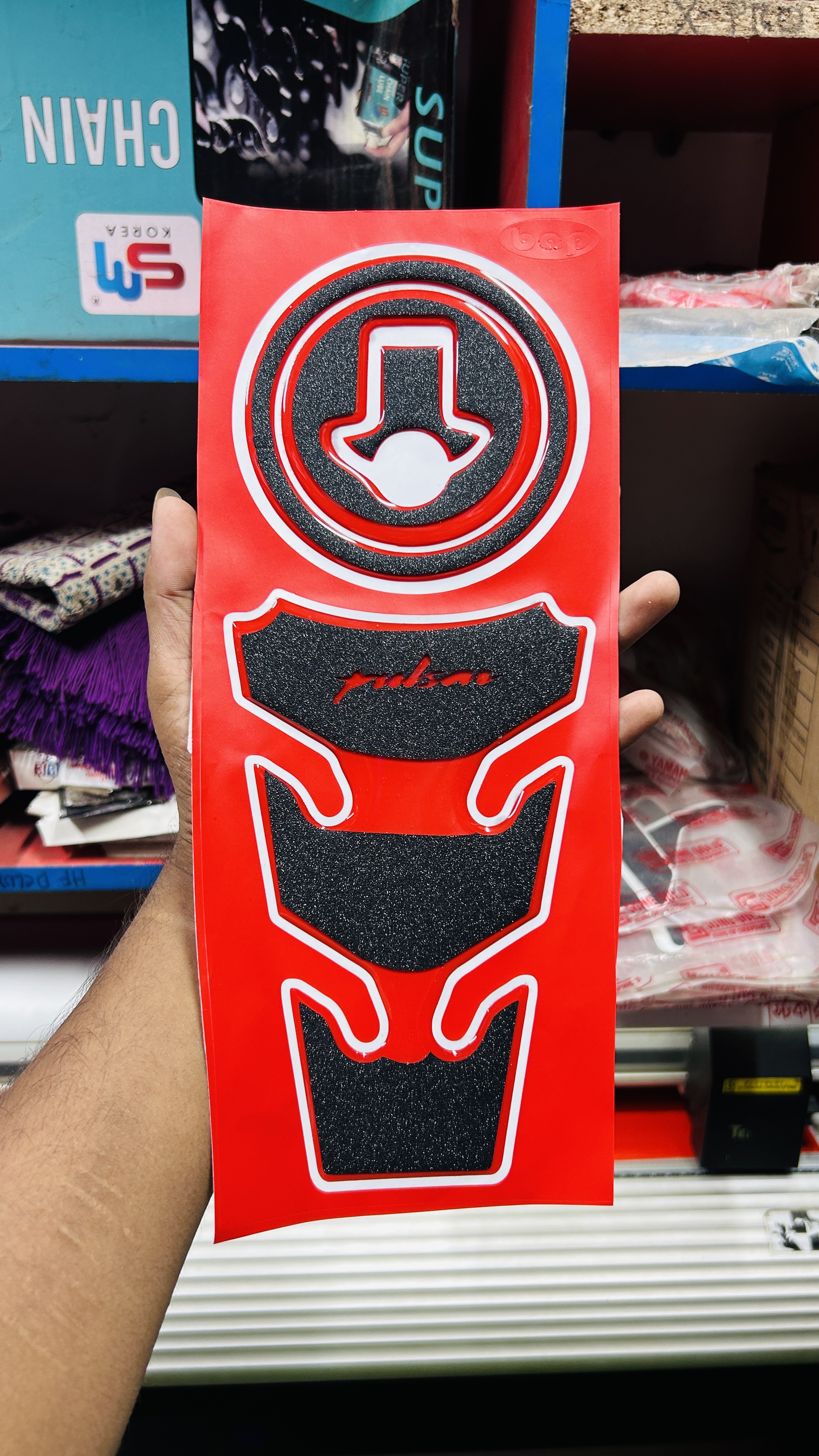 Premium Tanky Pad Sticker For Pulser All Model