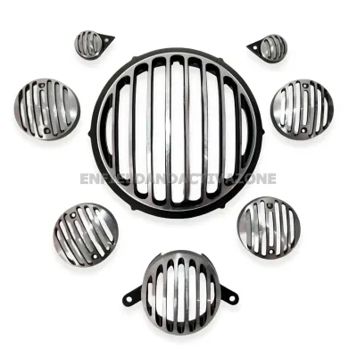 Premium Headlight Grill Set For Royal Enfield Meteour 350_img_0