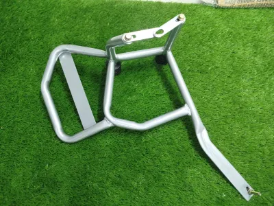 Premium Heavy Silver Stylish Bumper For Fzs All Model_img_4