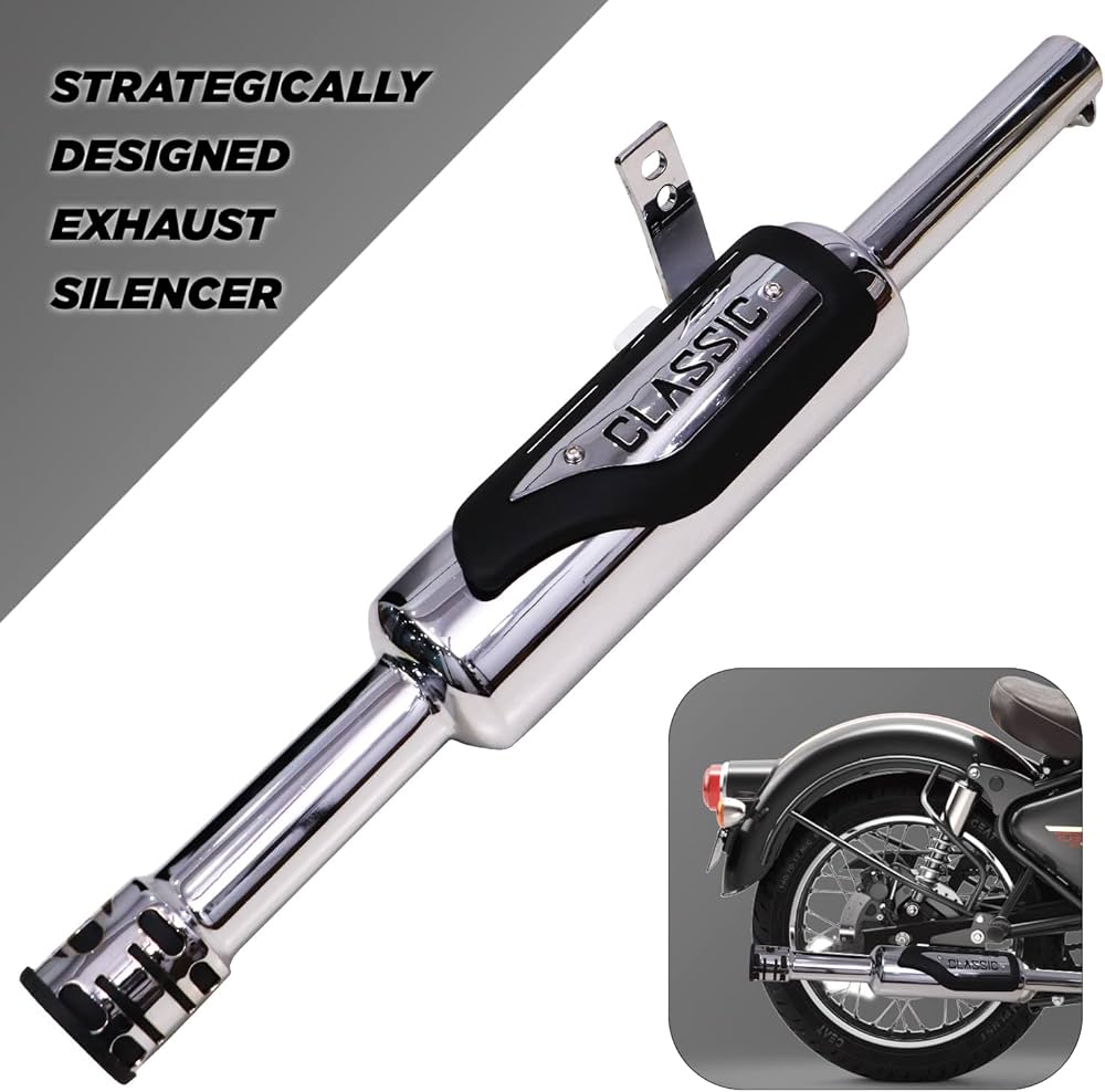 Premium HK Indore Exhust System For Classic 350