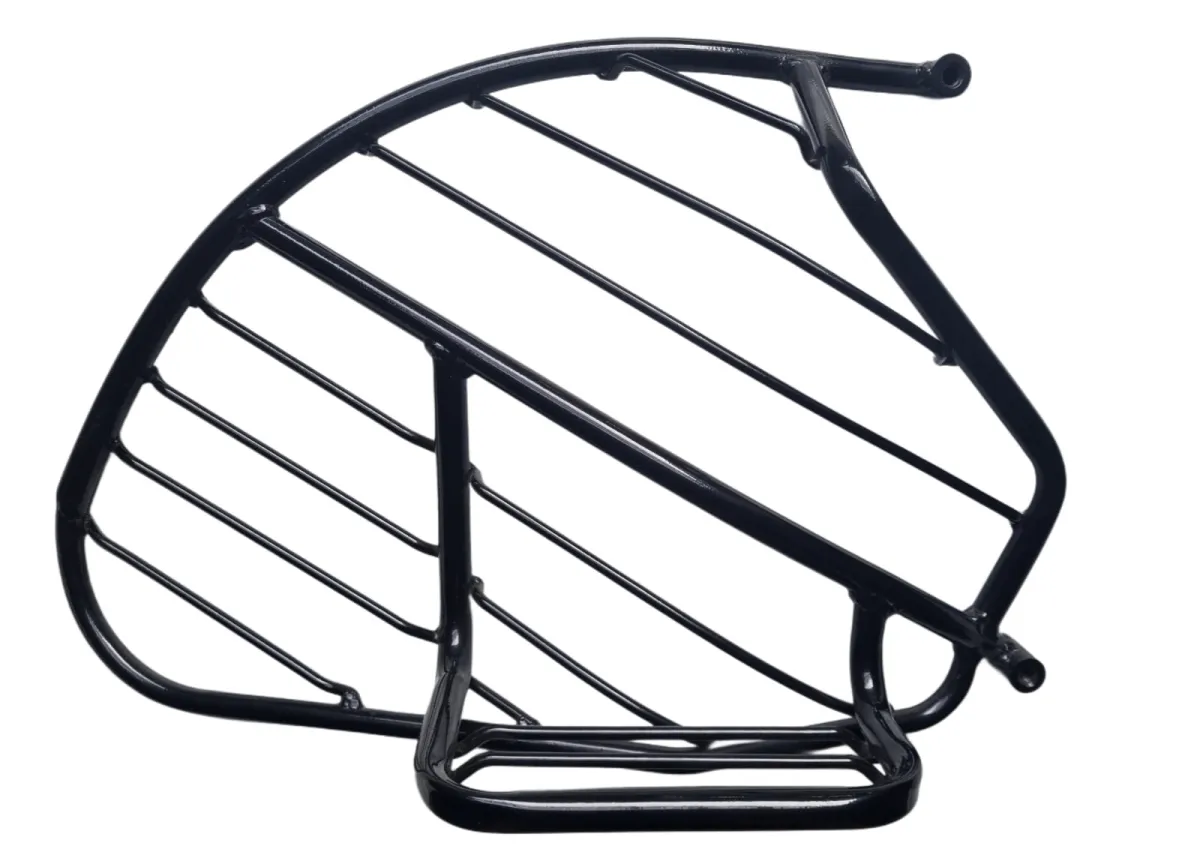 Premium Heavy Black Right Side Sharee Gourde For Royal Enfield Classic 350
