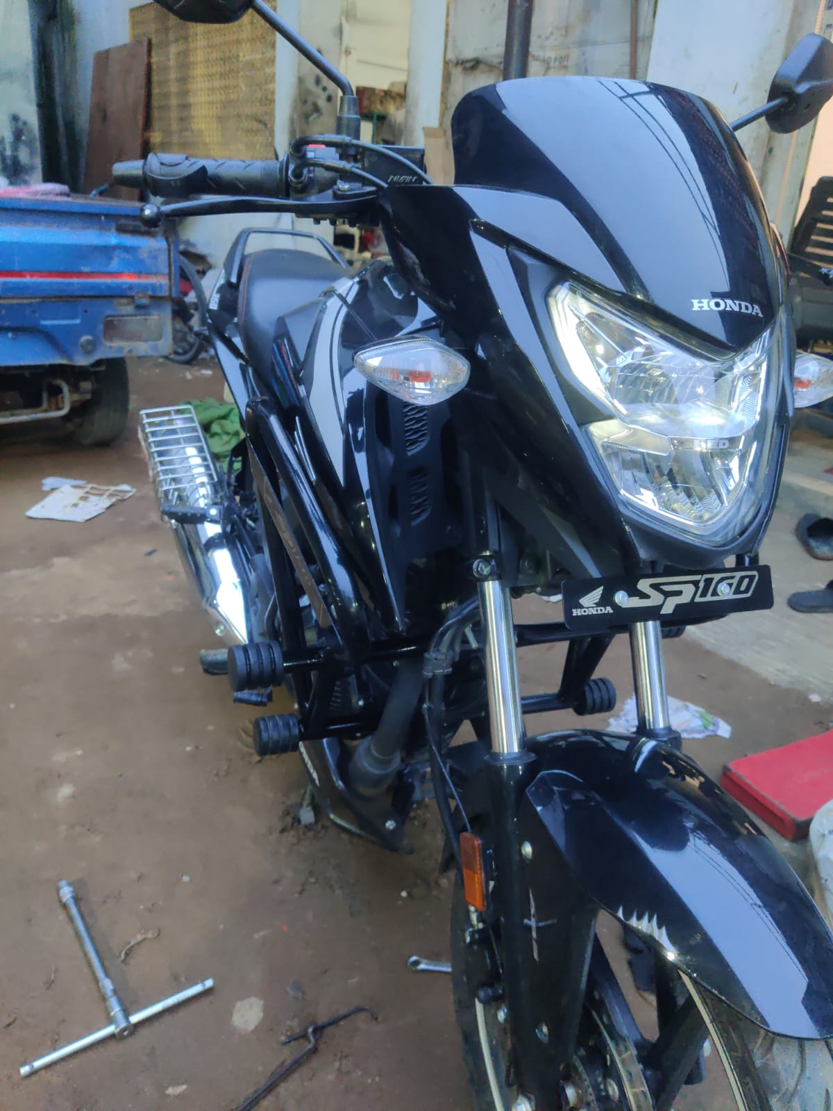 Premium Heavy Stylish Bumper For Honda SP-160_img_19