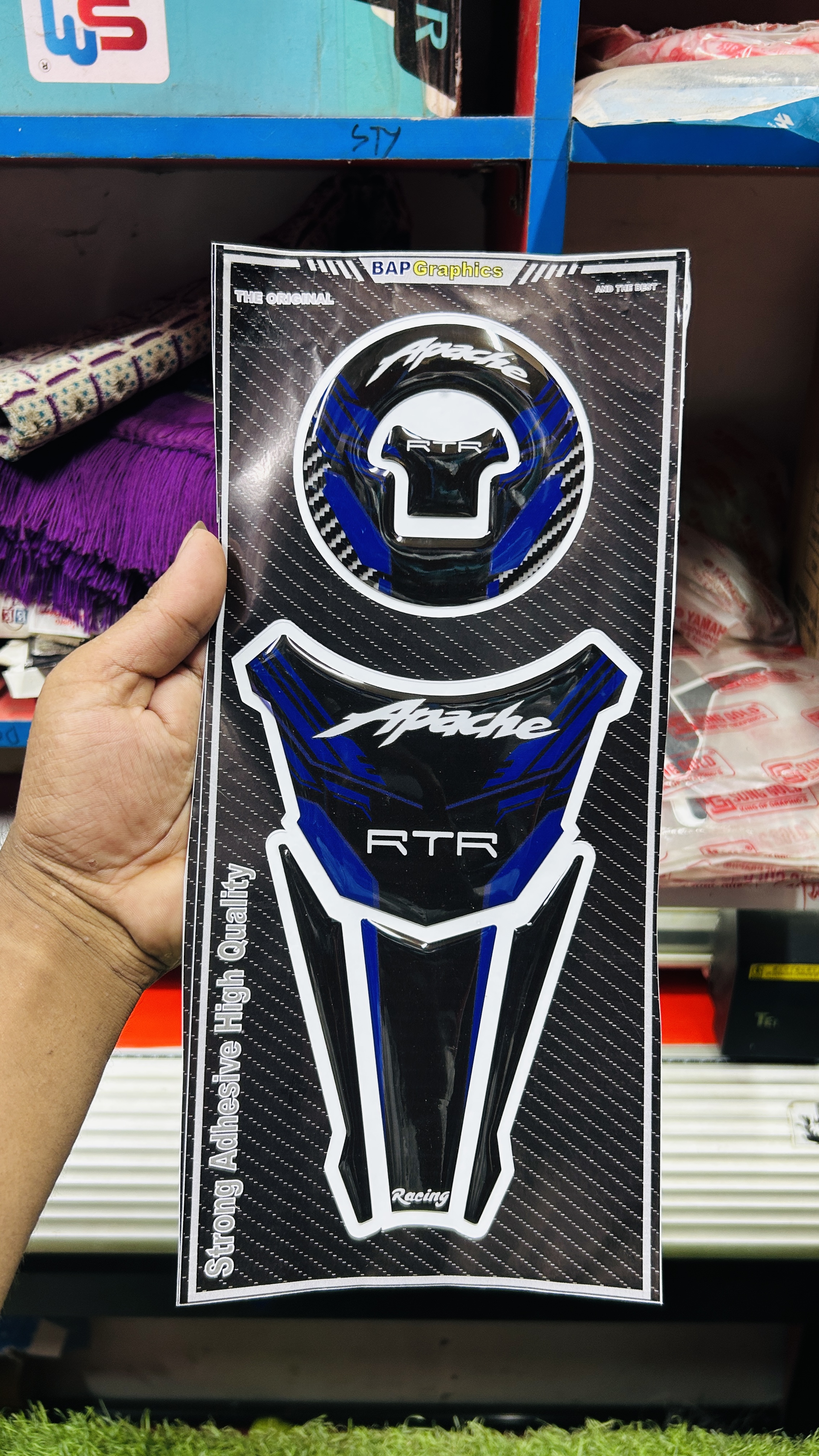 Premium Tank Pad Sticker For Apache RTR 160