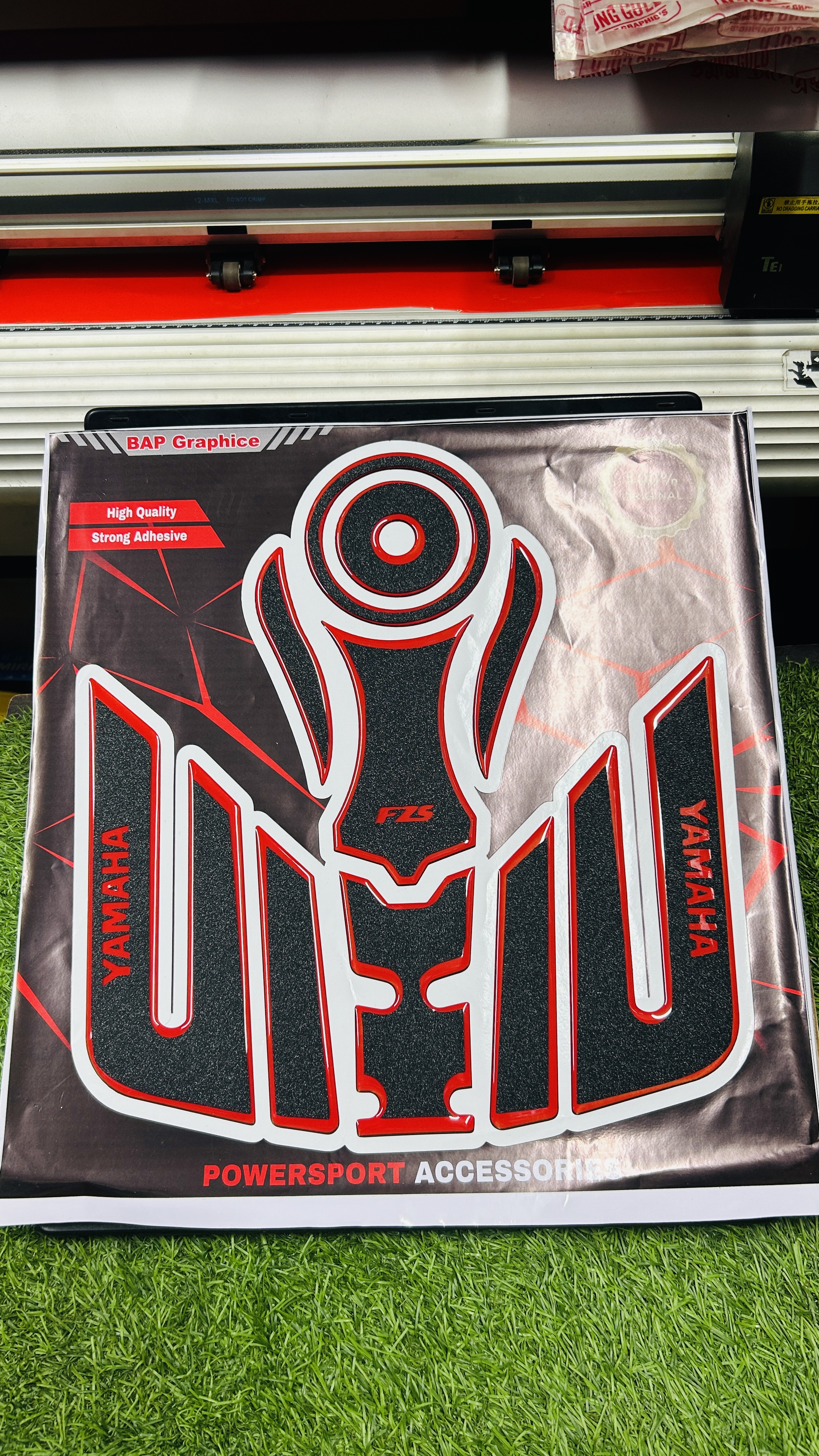 Premium Full Tanky Sticker For (Red) Yamaha Fzs All Model
