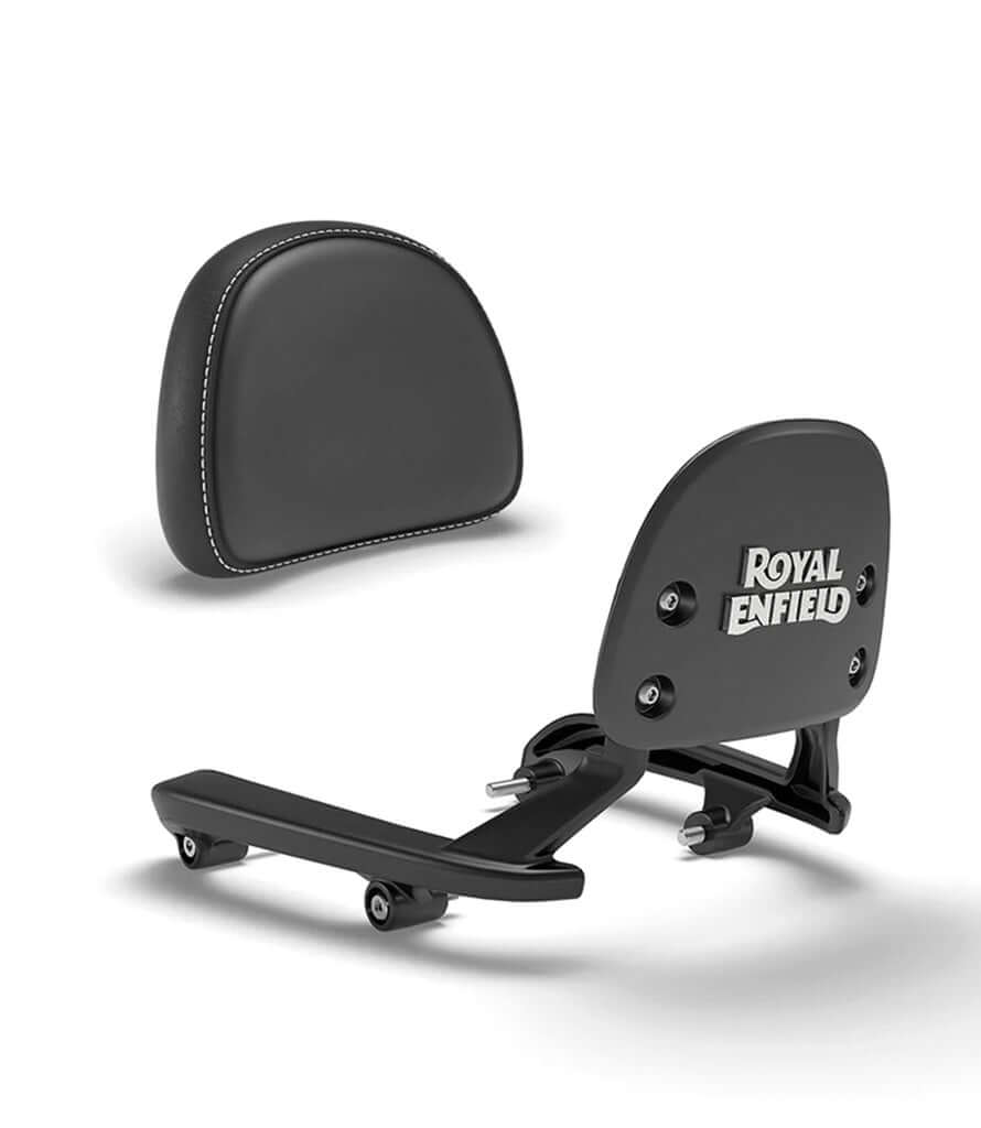 Premium Back Rest (Black Colour) For Meteour 350_img_0