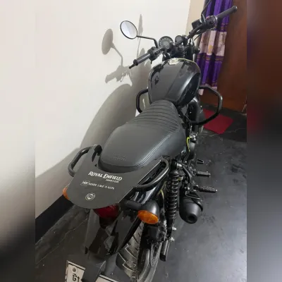 Premium Back Carrier With Handle For Royal Enfield Hunter 350_img_1