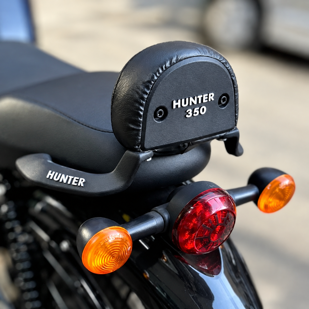 Premium Back Rest For Royal Enfield Hunter 350