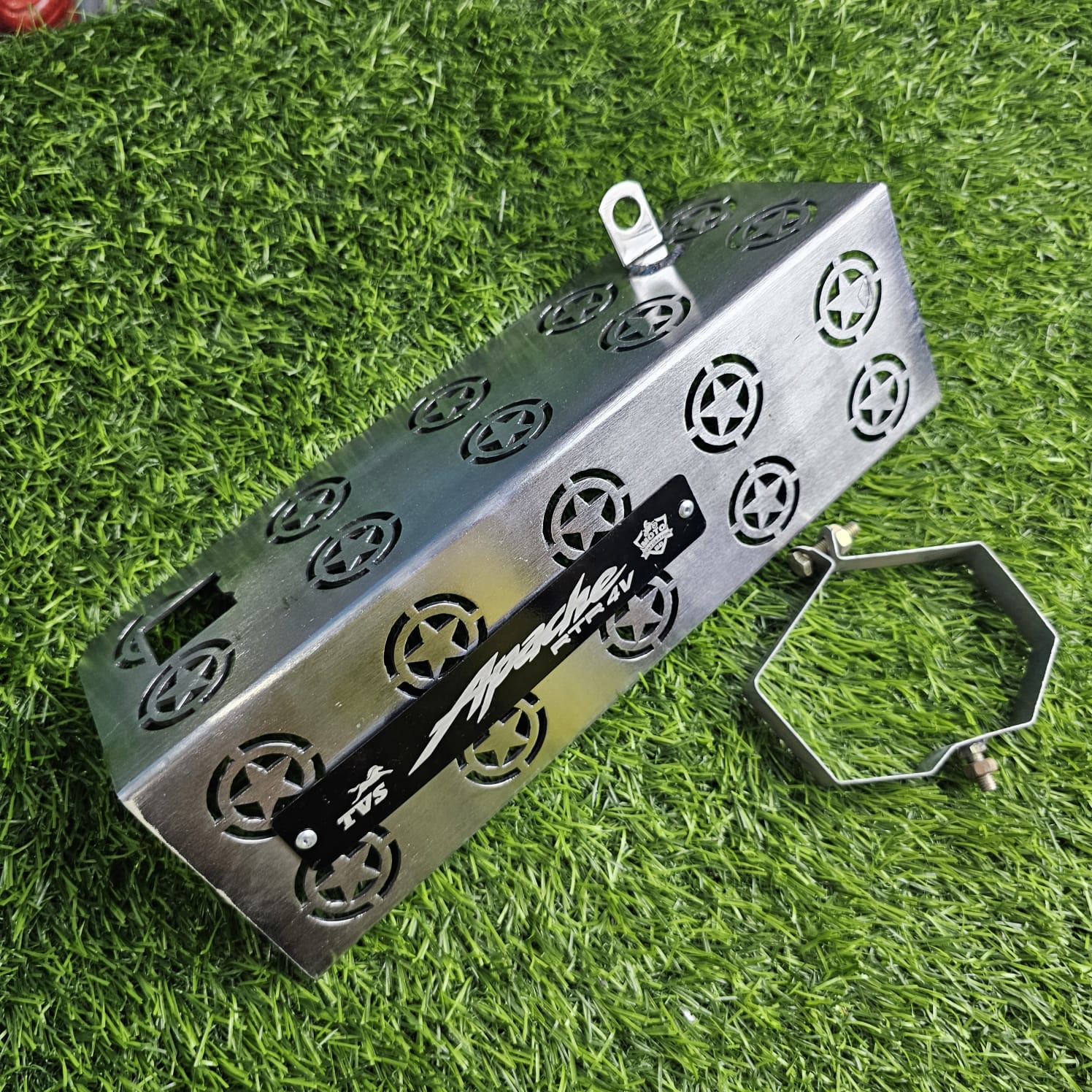Premium SS Star Silencer Gourde For Apache RTR 160 4v_img_0