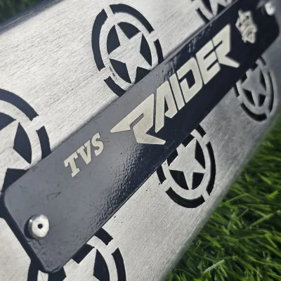 Premium SS Star Silencer Gourde For Tvs Raider_img_1