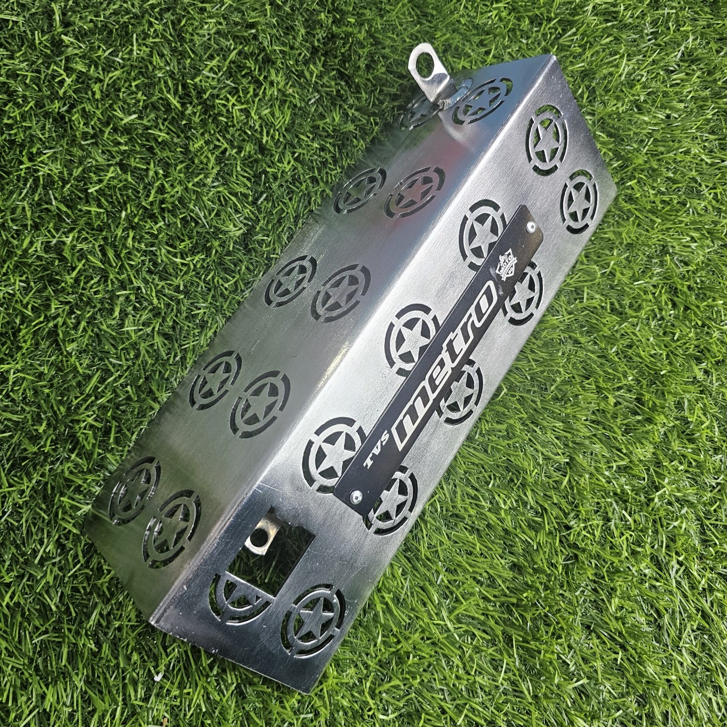 Premium SS Star Model Silencer Gourde For Tvs Metro_img_0