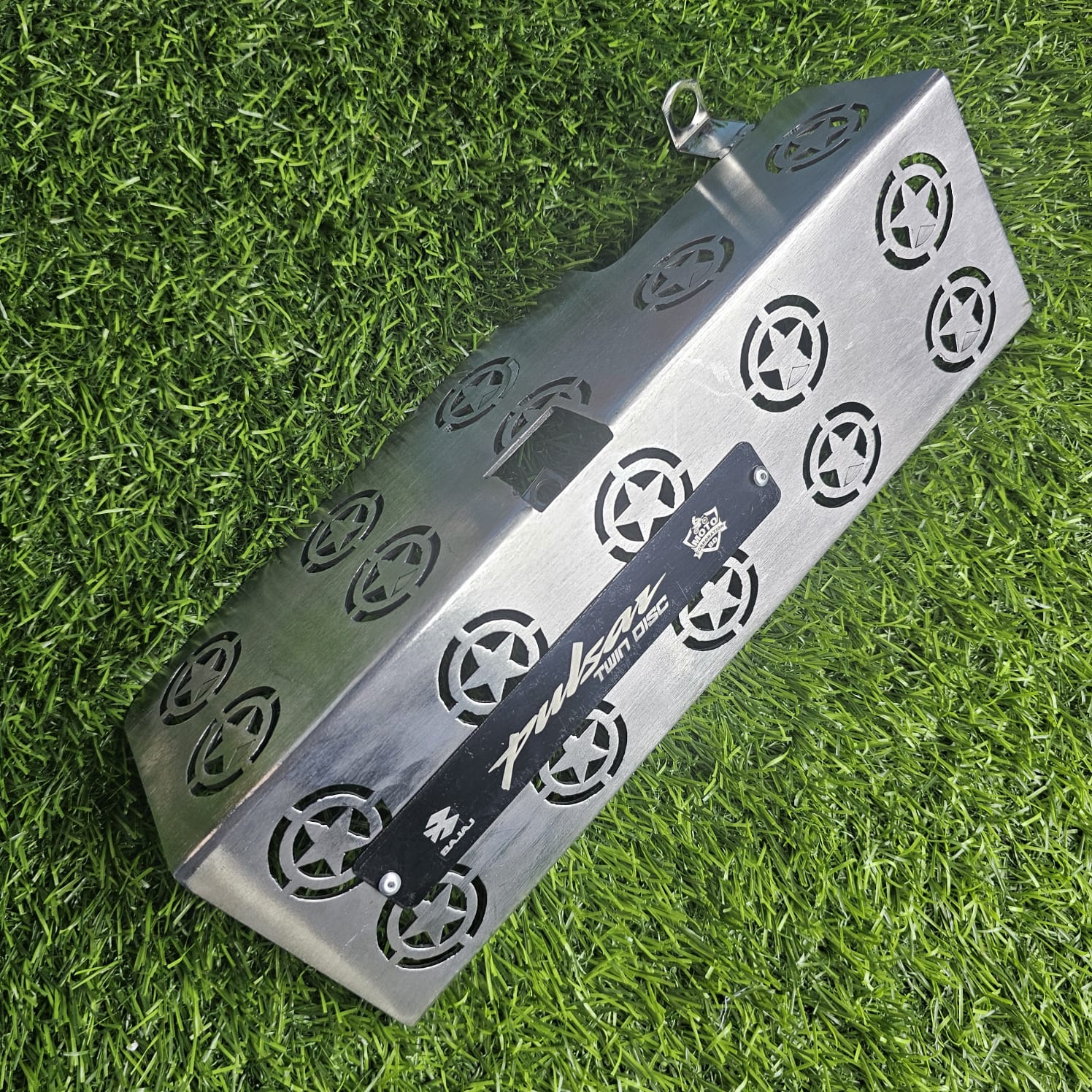 Premium SS Star Silencer Gourde For Pulser Twin Disc_img_0