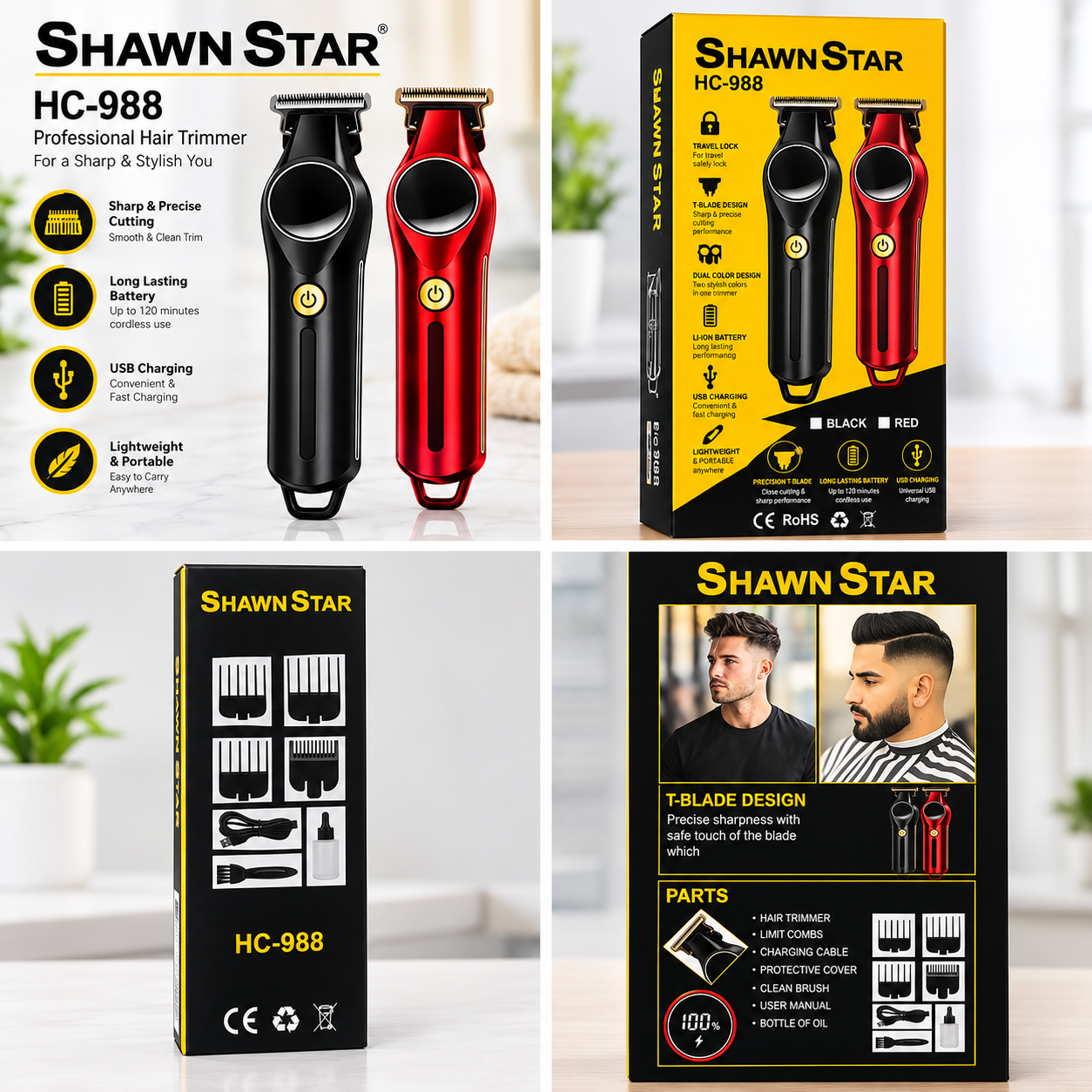 Shawn Star HC-988 Hair Trimmer - Image 2