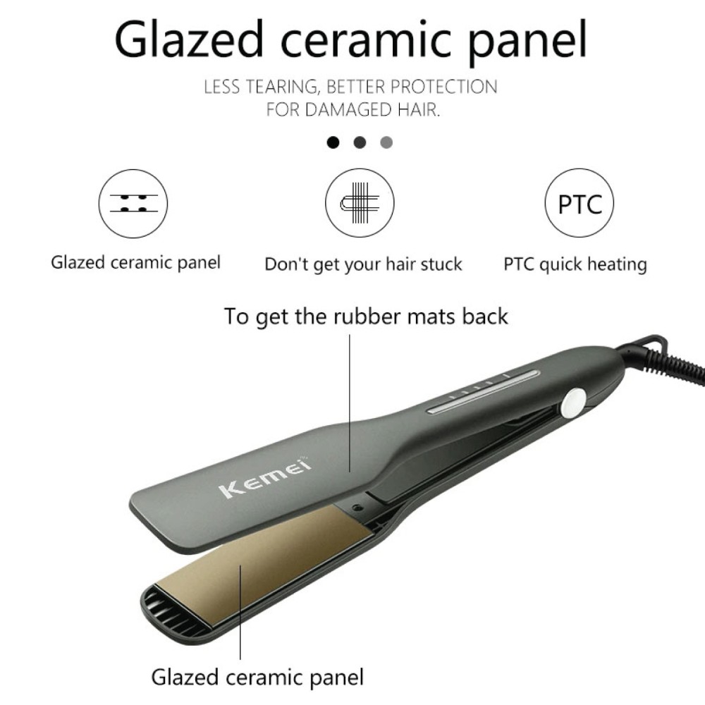 Kemei KM-9828 Professional Hair Straightener_img_5