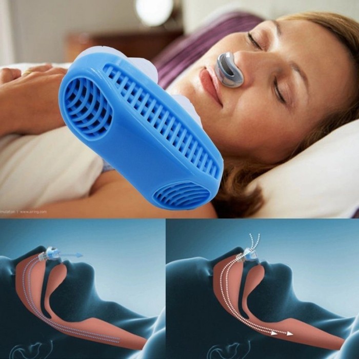 2 in 1 Anti Snoring Nose Clip & Air Purifier – Silicone নাকের ক্লিপ