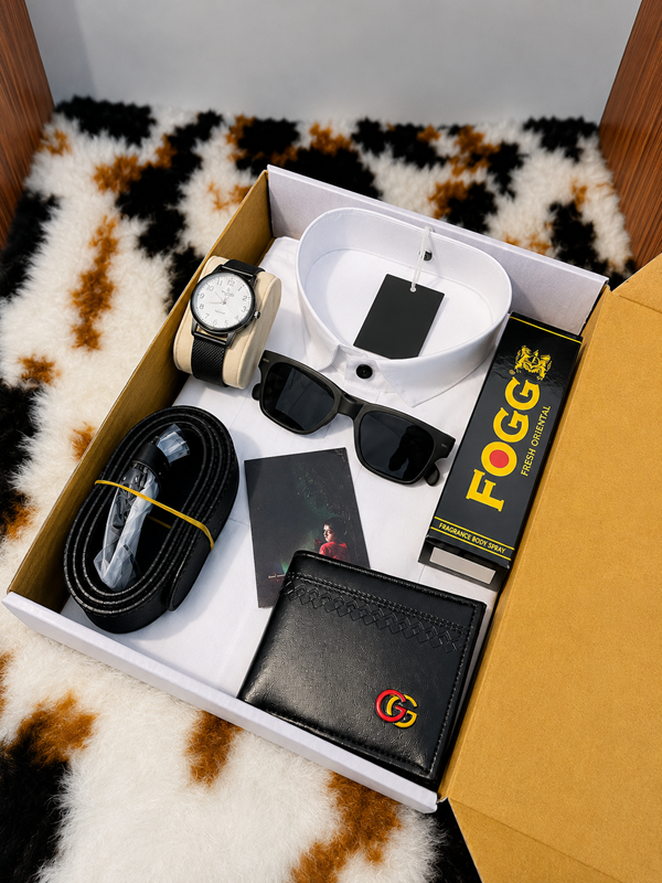 Stylish Men's Shirt Combo Gift Box – 6-in-1 Set_img_9