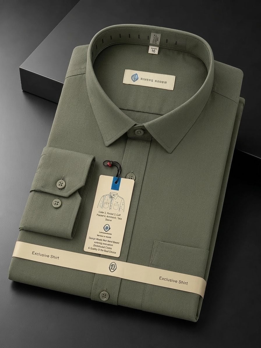 Indian Formal Shirt for Men – 100% Cotton Fabric_img_2