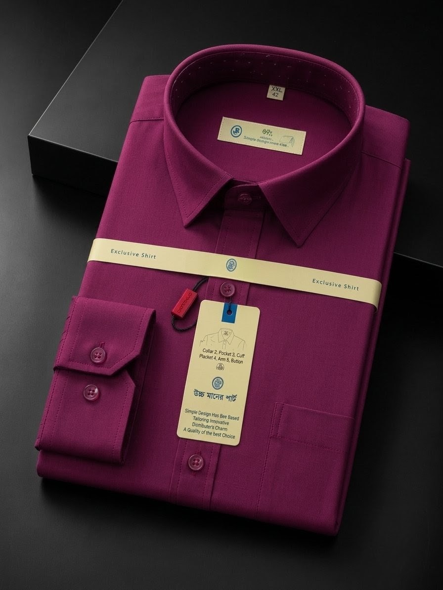 Indian Formal Shirt for Men – 100% Cotton Fabric_img_7