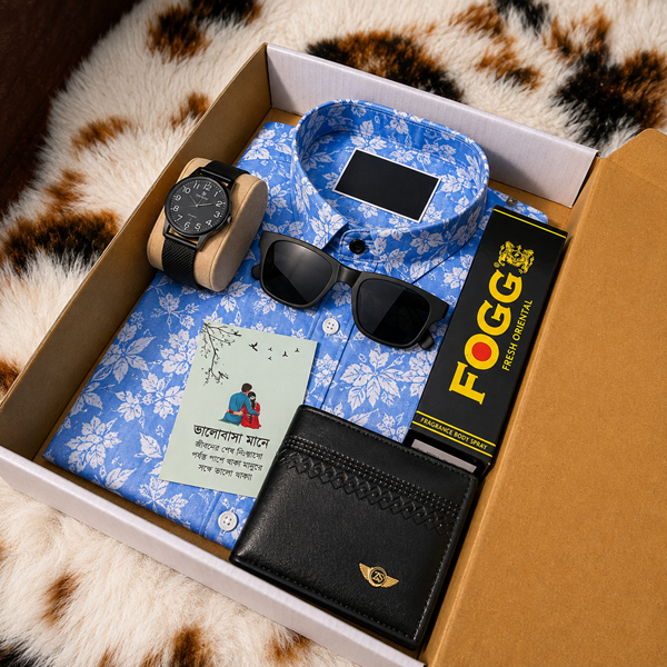Stylish Men's Shirt Combo Gift Box – 6-in-1 Set_img_13
