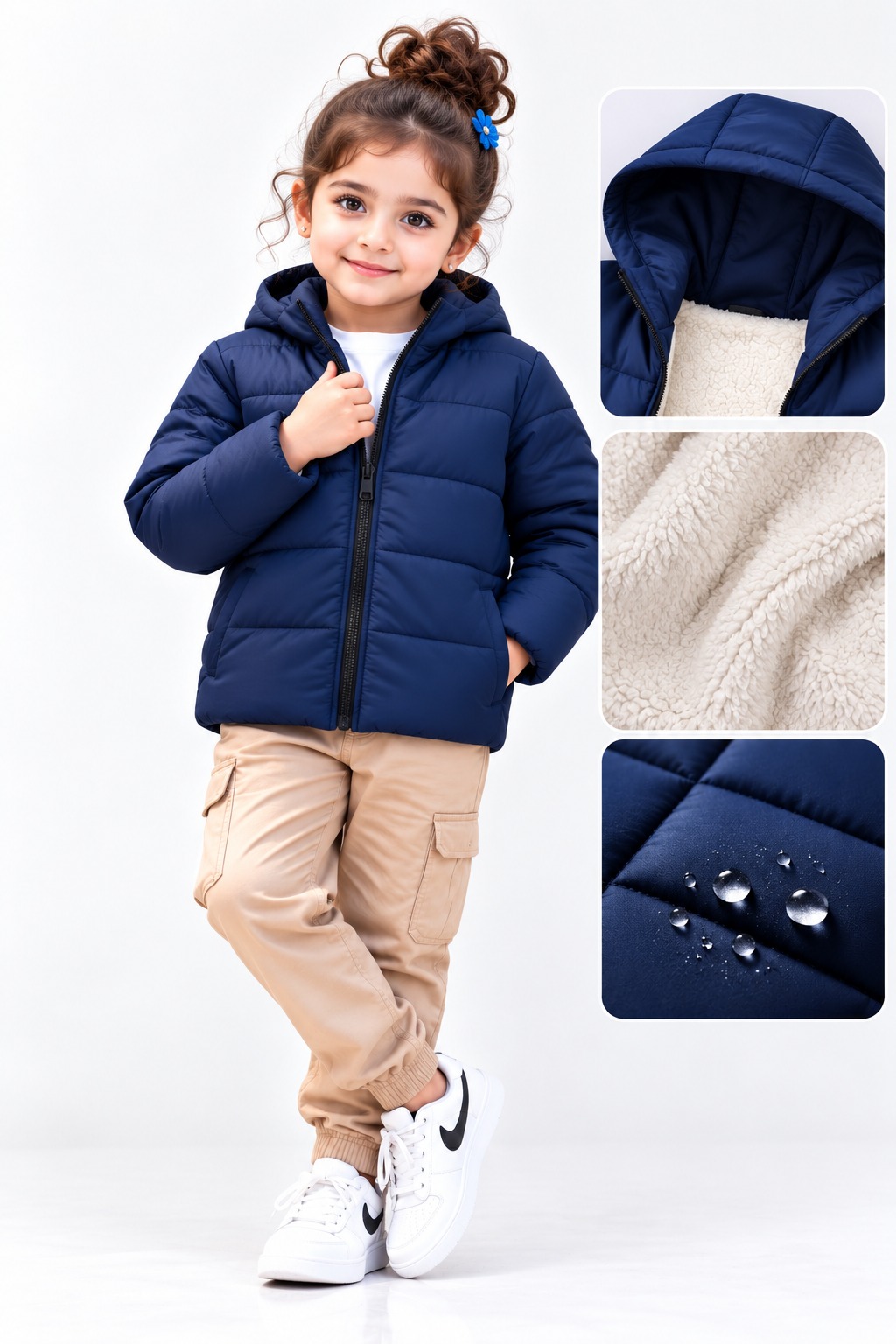 বাচ্চাদের প্রিমিয়াম শেরপা প্যাডিং জ্যাকেট | Premium Kids Winter Jacket_img_12