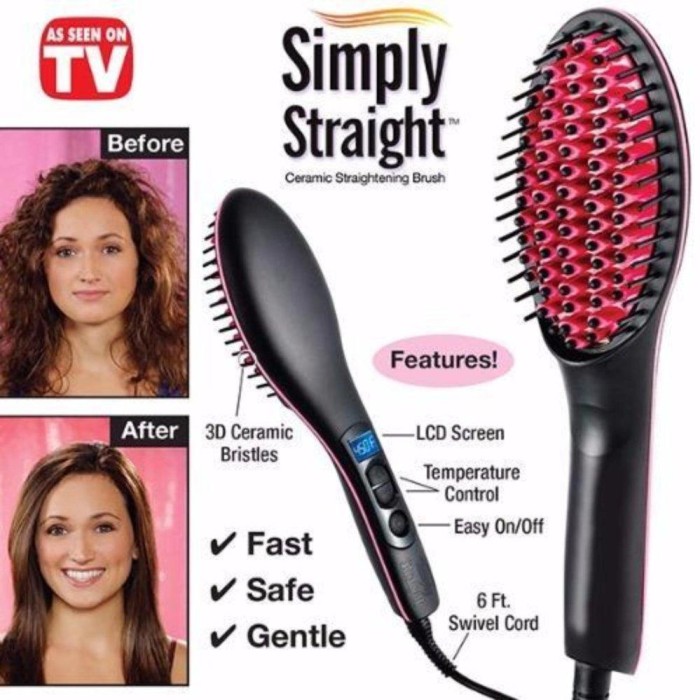 Simply Straight Ceramic Hair Straightening Brush_img_4