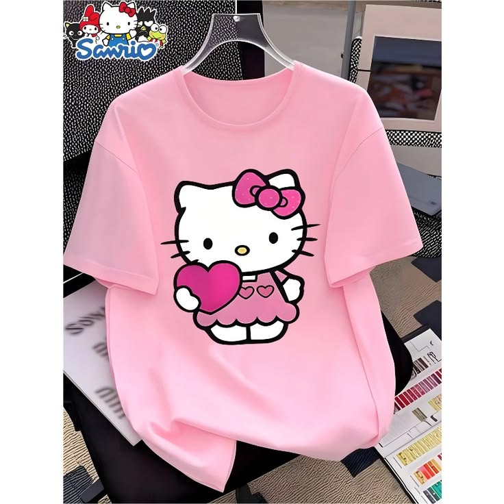 Ladies Drop Shoulder T-Shirt for Women – 100% Pure Cotton Cartoon Print_img_10