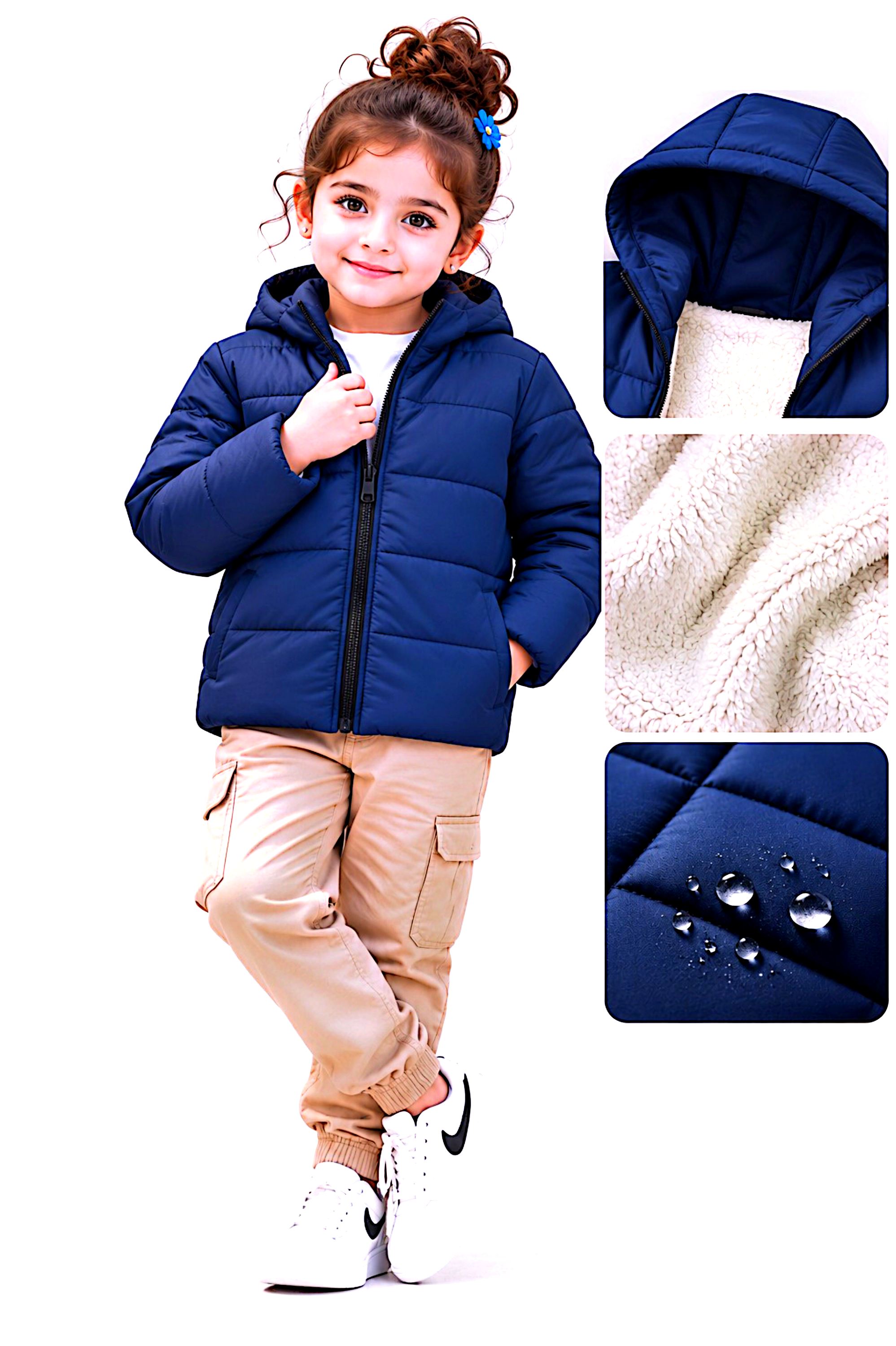 বাচ্চাদের প্রিমিয়াম শেরপা প্যাডিং জ্যাকেট | Premium Kids Winter Jacket_img_3