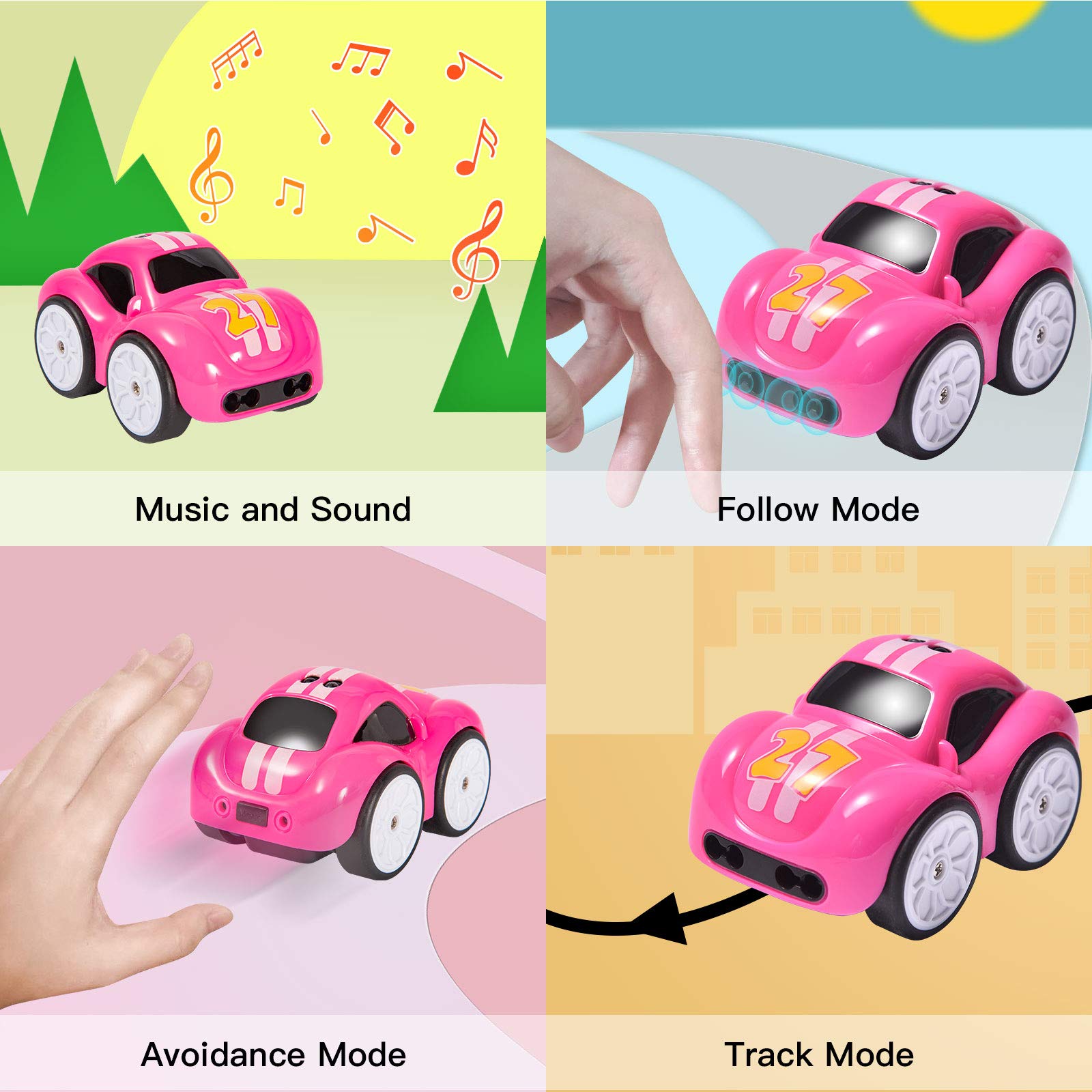 Kids Smart Remote Control Car SQN-001 – 4 Mode Toy Car_img_3