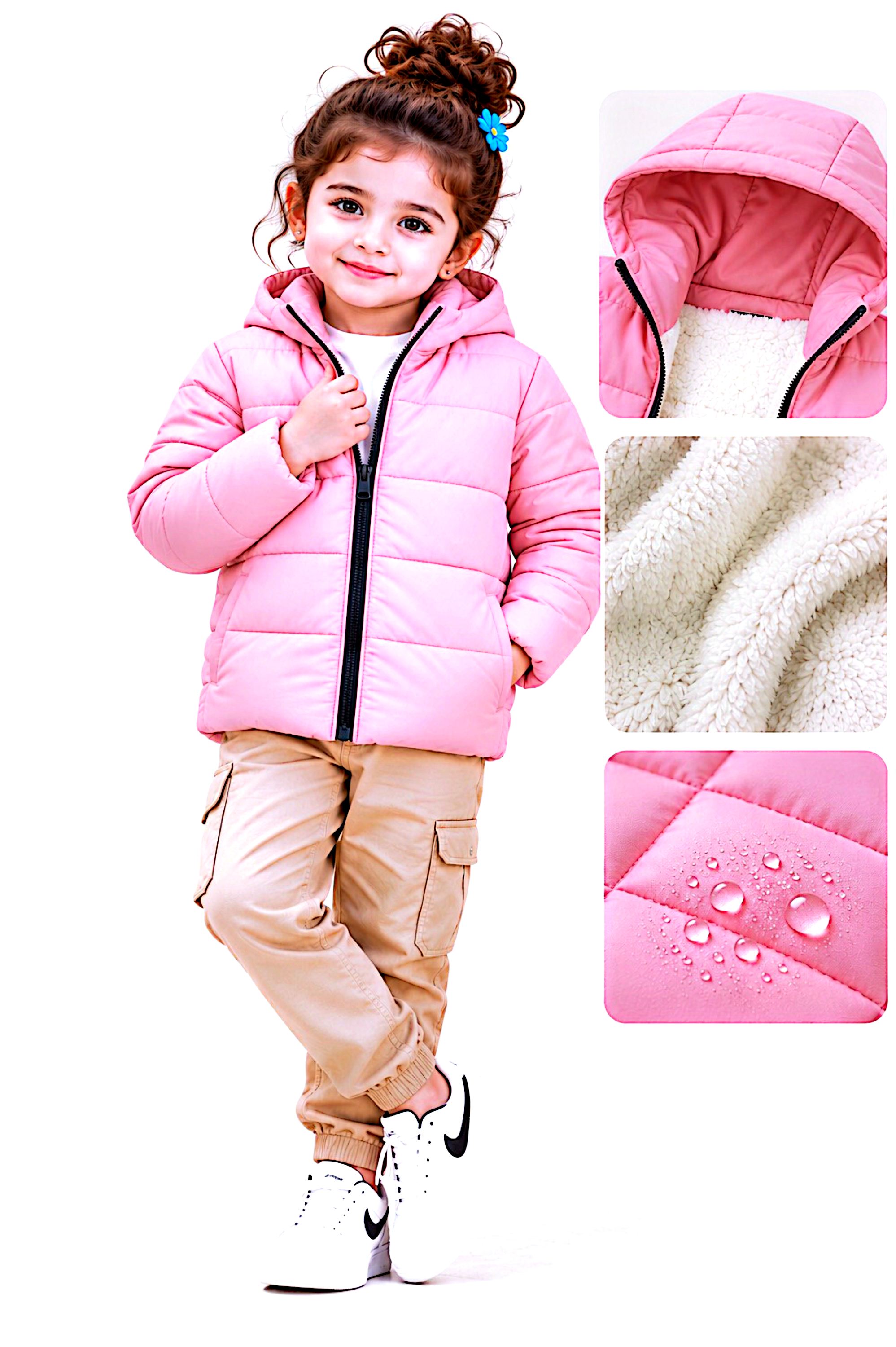 বাচ্চাদের প্রিমিয়াম শেরপা প্যাডিং জ্যাকেট | Premium Kids Winter Jacket_img_9