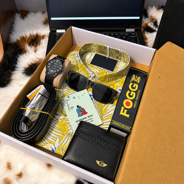 Stylish Men's Shirt Combo Gift Box – 6-in-1 Set_img_7