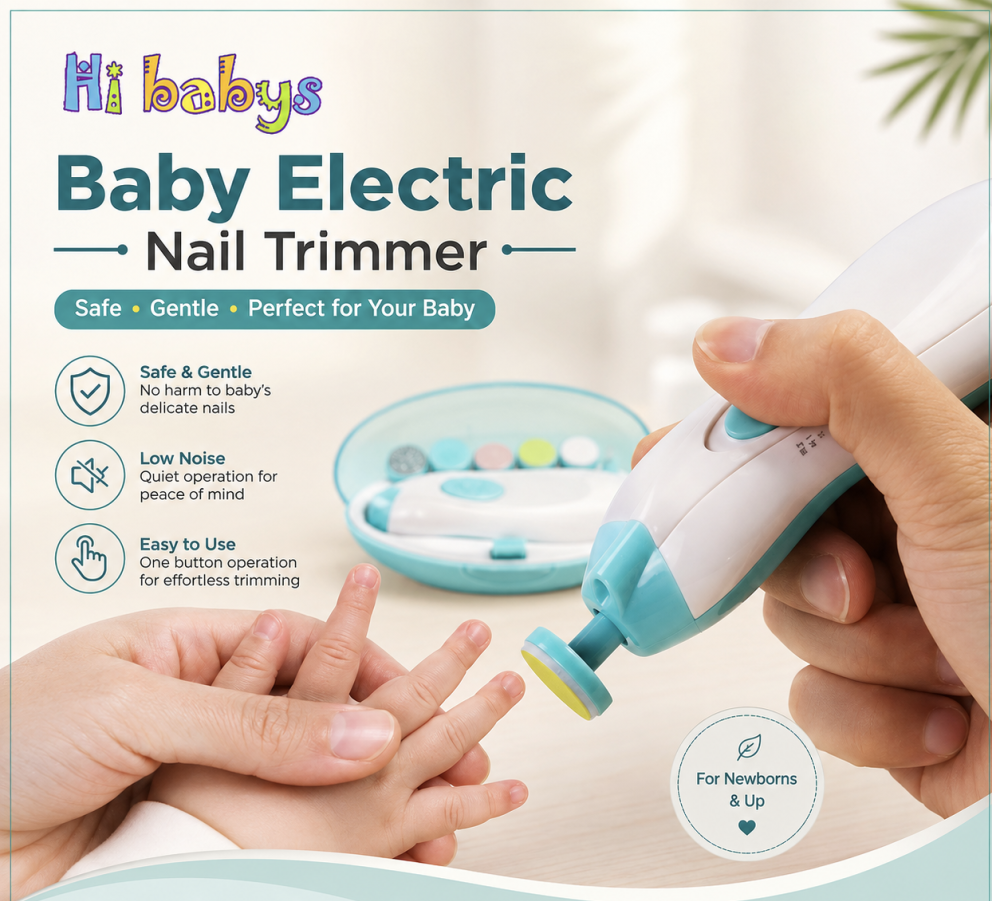 Baby Electric Nail Trimmer for Newborns & Babies
