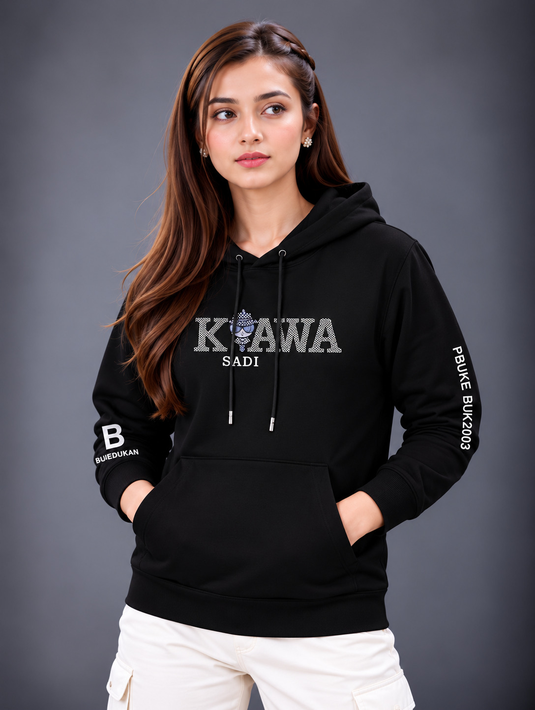 Premium Stylish Unisex Hoodie – 330–350 GSM Cotton Fleece, DTF Print
