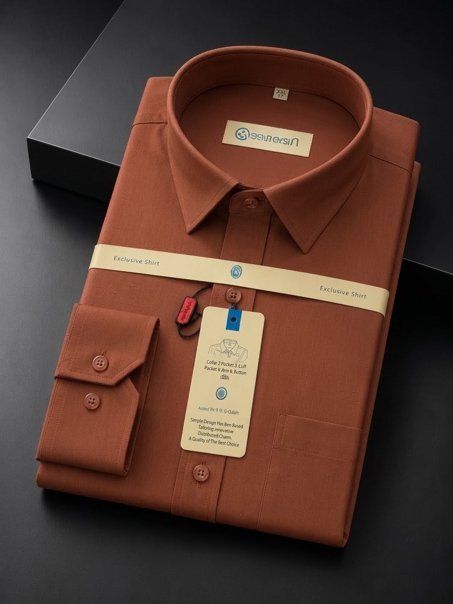 Indian Formal Shirt for Men – 100% Cotton Fabric_img_1