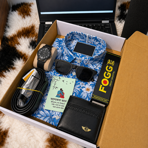 Stylish Men's Shirt Combo Gift Box – 6-in-1 Set_img_5