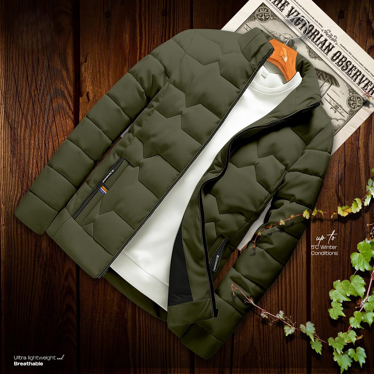 Exclusive European Style Men's Padding Jacket – Winter Collection_img_2