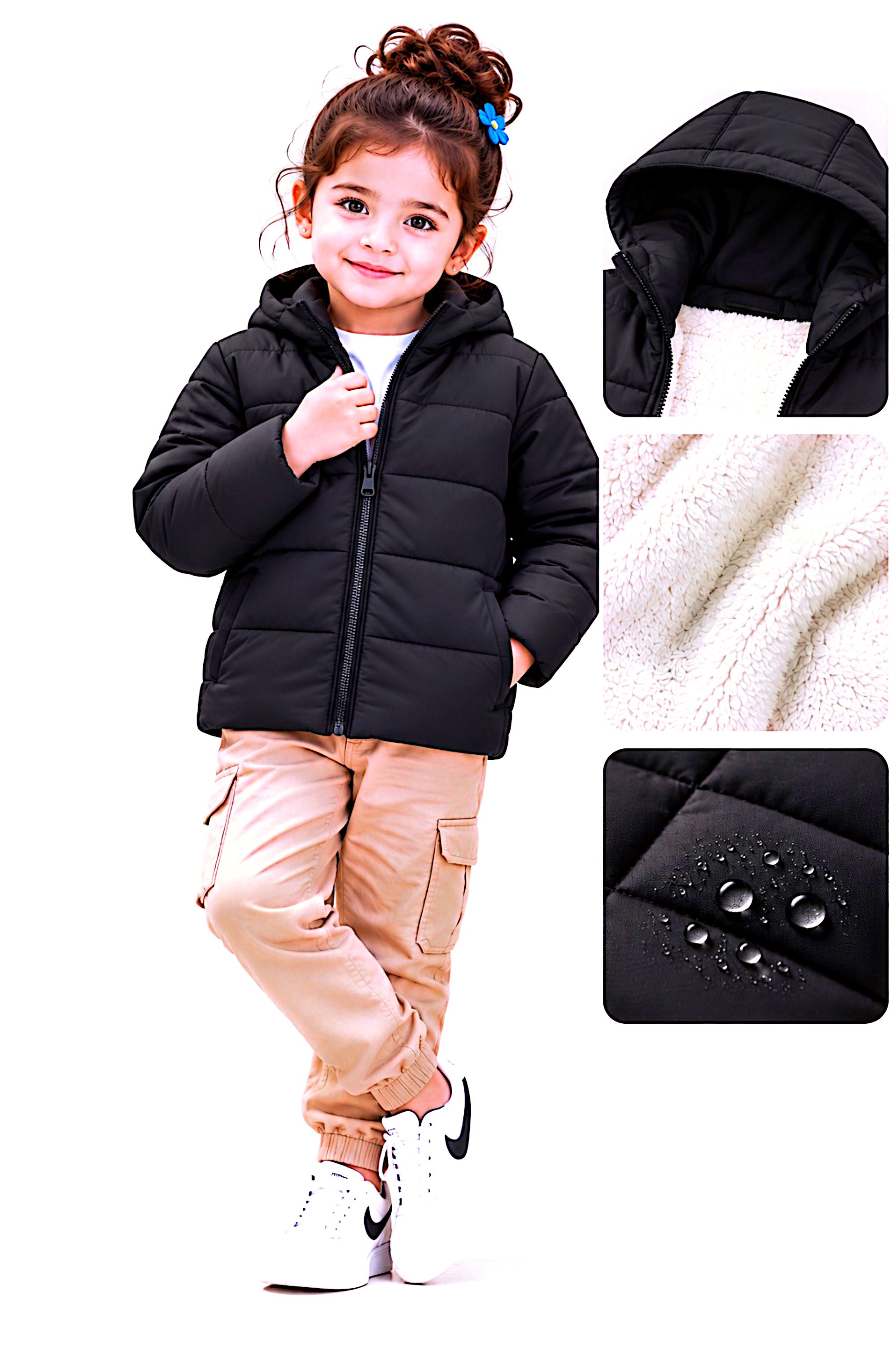 বাচ্চাদের প্রিমিয়াম শেরপা প্যাডিং জ্যাকেট | Premium Kids Winter Jacket_img_8
