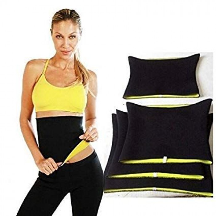 Sweat Slimming Belt – Black | Tummy Support Belt_img_1