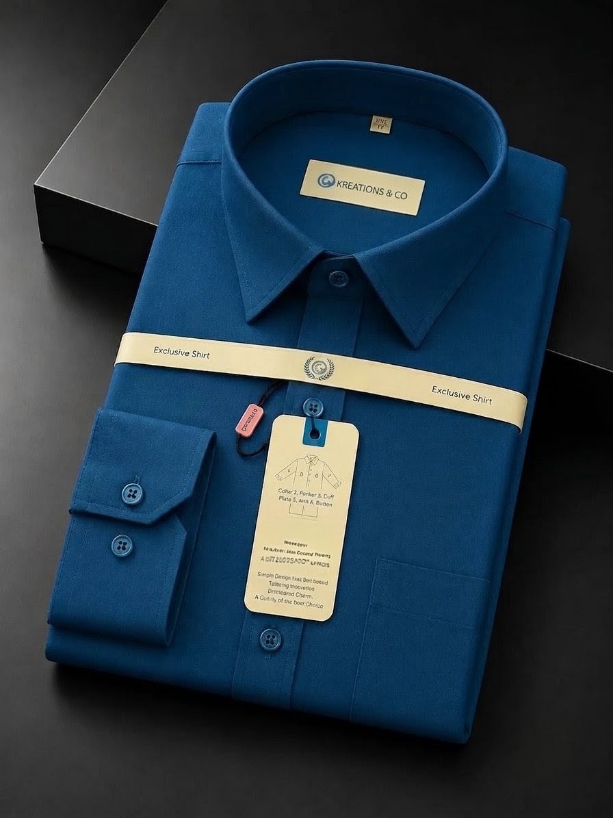 Indian Formal Shirt for Men – 100% Cotton Fabric_img_9